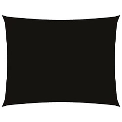 ComfortXL Voile De Parasol Tissu Oxford Rectangulaire 4x6 M Noir