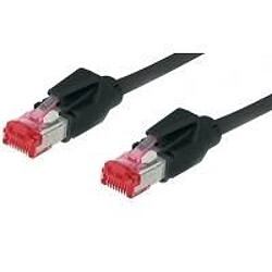 Good Connections Alcasa GOOD CONNECTIONS - Patch-Kabel - RJ-45 (M) - RJ-45 (M) - 2 m - Paare in Metallfolie (PiMf) - (Kategorie 6) - halogenfrei - schwarz (8066-102S)