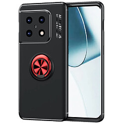 Coque en TPU anti-chocs avec béquille, noir/rouge pour votre OnePlus 10 Pro 5G