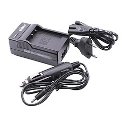 vhbw chargeur secteur, chargeur allume-cigare pour Casio Exilim EX-ZR200, EX-ZR310, EX-ZR320, EX-ZR400, EX-ZR410, EX-ZR700, EX-ZR710 comme NP-130.