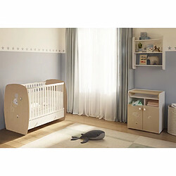 Avis POLINI KIDS NEVA LIT AVEC TIROIR AMIS ZEN BLANC/NATUREL