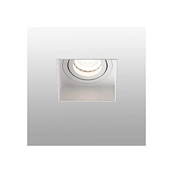 Faro Barcelona Downlight encastré carré inclinable blanc Trimless, GU10