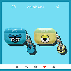 GUPBOO Airpods Coque Housse Étui Protecteur Compatible pour AirPods Pro-mignon monstre aux grands yeux