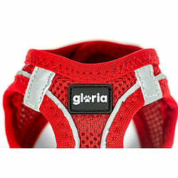 Harnais pour Chien Gloria Trek Star 24-26 cm 28-28,6 cm Rouge XXS pas cher