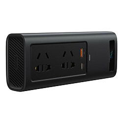 Inversor portátil Baseus 5V-12V para 220V-240V 150W USB/ USB-C/ Doble AC Negro (CRNBQ-A01)