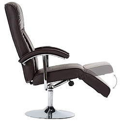 Acheter vidaXL Fauteuil TV marron similicuir