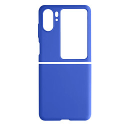 Avizar Coque pour Oppo Find N2 Flip Polycarbonate rigide Design sur-mesure bleu