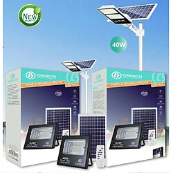 Tradex LED PANNEAU SOLAIRE PHOTOVOLTAÏQUE 40W AVEC TWILIGHT IP67 LED-9013