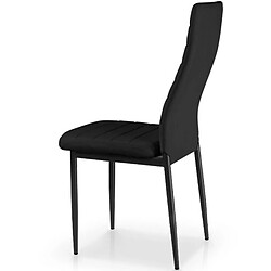 Avis Paris Prix Lot de 4 Chaises Design Kaïus 95cm Noir