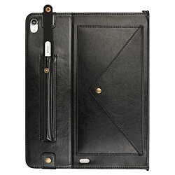 Etui en PU style enveloppe avec fente pour stylo noir pour votre Apple iPad Pro 12.9 pouces (2018)