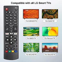 SANAG (Lot De 2) Telecommande Universelle Pour Lg-Smart-Tv Lcd Oled Qned Nanocell 4K Uhd Ultra Hd, Compatible Avec Toutes Les Telecommande Tv Lg\U2026