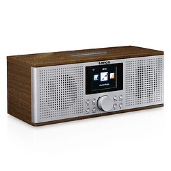 Avis Lenco Radio Internet/DAB+/FM et Bluetooth® DIR-170WA Noyer-Argent