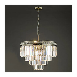 Avis Luminaire Center Suspension Vyana Cuivres Antique,cristal 4 ampoules 3,4cm