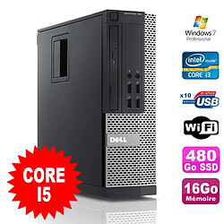 PC Dell Optiplex 990 SFF I5-2400 3.1GHz 16Go Disque 480Go SSD DVD Wifi W7 - Occasion