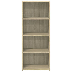 Avis vidaXL Buffet haut chêne sonoma 50x41x124 cm bois d'ingénierie