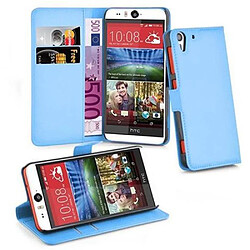 Cadorabo Coque HTC Desire EYE Etui en Bleu