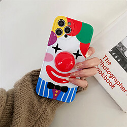 GUPBOO Étui pour iPhone11 Support de coque de téléphone clown drôle graffiti