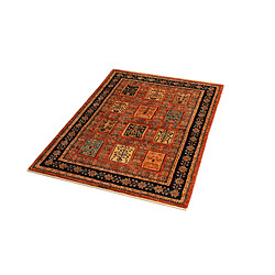 Vidal Tapis de laine 145x102 rouge Kashkuli pas cher