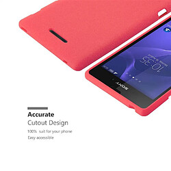 Avis Cadorabo Coque Sony Xperia T3 Etui en Rouge