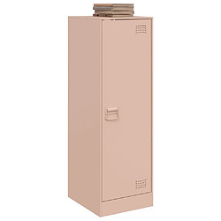 Avis vidaXL Buffet rose 34,5x39x107 cm acier