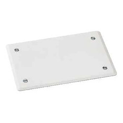 couvercle pour boite de dérivation - 185 x 120 - blanc - schneider electric enn09195