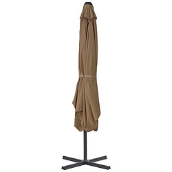 Acheter Maison Chic Parasol Jardin | Parasol d'extérieur avec poteau en acier 250 x 250 cm Taupe - GKD36752