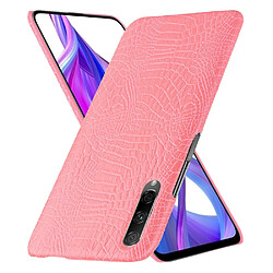 Wewoo Coque PC + PU antichoc en texture de crocodile pour Huawei Honor 9X / 9X Pro rose pas cher