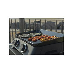 Plancha gaz 4000w plaque fonte émaillé 58.2x47x20cm - PG092 - COOK'IN GARDEN pas cher