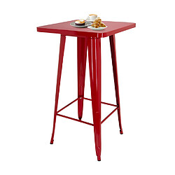 Table de bar VANTAGGIO HIGH T rouge hjh OFFICE