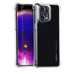 Xeptio Oppo Find X5 5G coque tpu transparente antichoc