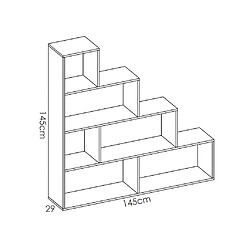 Vente-Unique Etagère RAJA - 6 cases - Coloris : Blanc