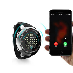 Montre intelligente de sport pour homme Bluetooth Watch Stepping noir