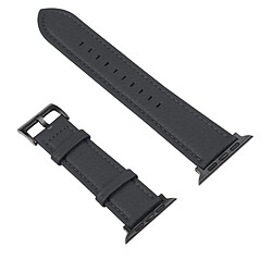 Avizar Bracelet pour Apple Watch 41mm / 40mm et 38 mm Finition Texturé Noir