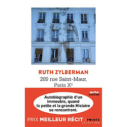 209 rue Saint-Maur, Paris Xe : autobiographie d'un immeuble - Occasion