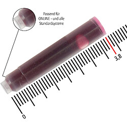 Cartouches d'encre standard rose