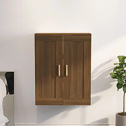 vidaXL Armoire murale chêne marron 69,5x32,5x90 cm bois ingénierie