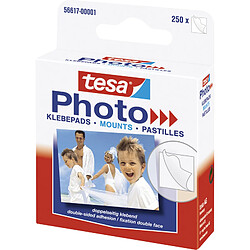 tesa Photo Pastilles adhésives pour photos, blanc, fixation ()