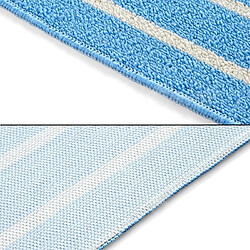 Wewoo Tapis de bain café rayé antidérapant doux Absorption de l'eau chambre salle de Taille: 43 x 65cm