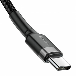 Câble USB C Baseus Cafule Noir Noir/Gris 1 m