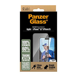 Acheter PanzerGlass Panzer Glass Protection d'Écran pour iPhone 16 verre trempé UWF Noir transparent