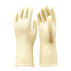 Avis gants de latex de caoutchouc industriel de longue durée de travail gants de jardinage de sécurité blanc 40cm