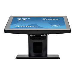 Ecran IIYAMA 17" dalle TN Tactile PCAP 10 points conception sans cadre 1280x1024 VGA HDMI USB 5ms 250cd/m² T1721MSC-B2