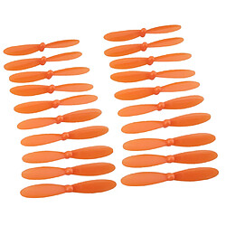 Hélices 20 PCS légères pour hélicoptère quadricoptère drone RC orange pas cher