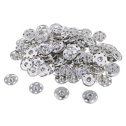 50 boutons pression en métal boutons pression à coudre pour coudre des vêtements 19mm