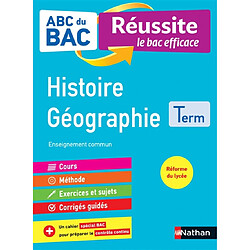 Histoire géographie terminale : enseignement commun : réforme du lycée - Occasion