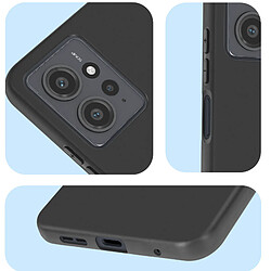 Avizar Coque pour Xiaomi Redmi Note 12 4G Silicone Gel Flexible Fine et Légère Noir pas cher