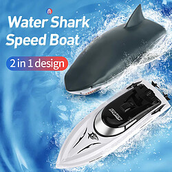 Avis Universal Bateau RC Shark 2 en 1 Bateau télécommandé à grande vitesse Bateau RC électrique Bateau d'accélération Bateau de simulation RC Shark Modèle de bateau Jouets pour enfants | RC Submarine