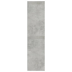 Acheter vidaXL Garde-robe Gris béton 100x50x200 cm Bois d'ingénierie