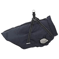 Avis vidaXL Manteau pour chiens avec harnais imperméable réfléchissant 4XL