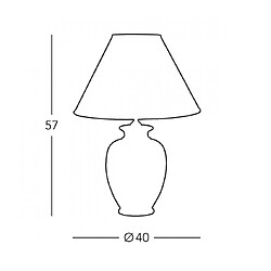 Avis Luminaire Center Lampe de table GIARDINO Or 24 Carats, poli